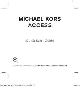 michael kors grayson smartwatch manual